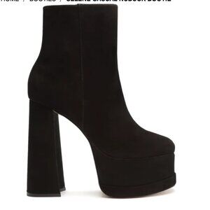 SCHUTZ Selene Casual Nubuck Platform boots
